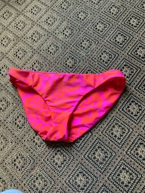 Mikoh Pink and Red Swim Bottoms